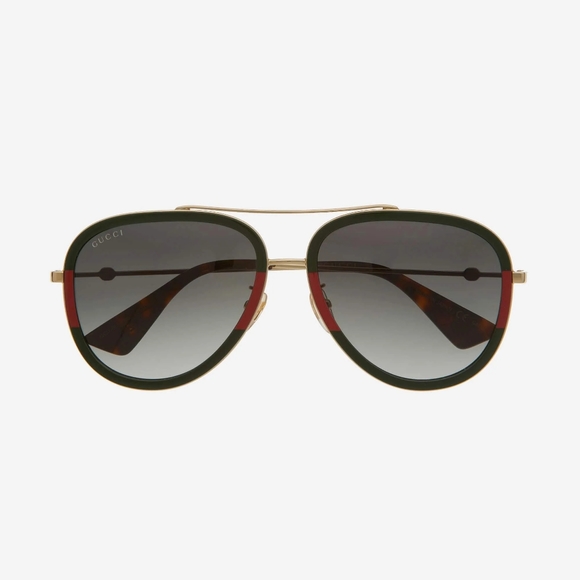 NEW GUCCI GG0062S 003 GREEN RED UNISEX SUNGLASSES GG0062S - Picture 3 of 9